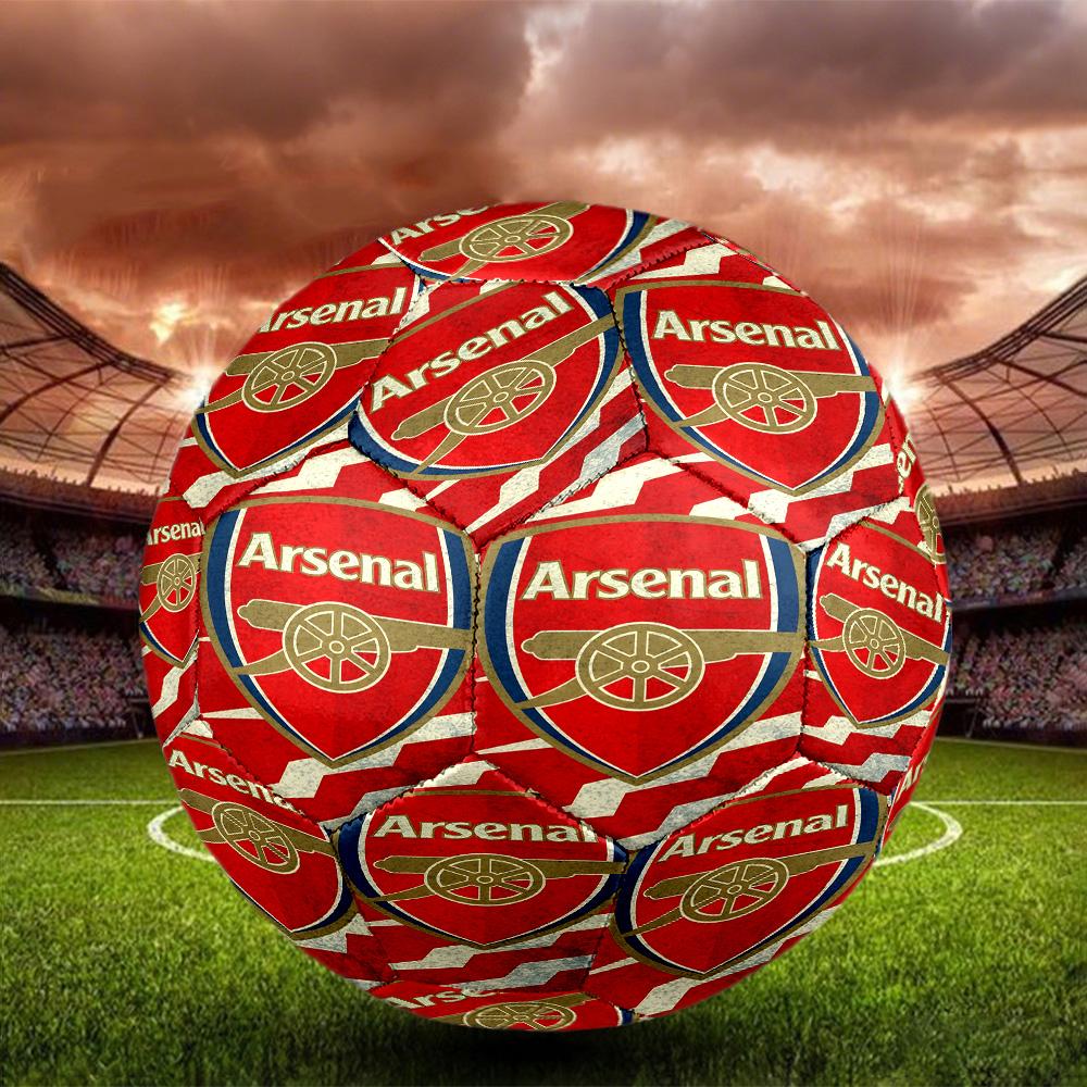 Футбольный мяч Arsenal F.C. Размер 5, Стандартный мяч для матчей, спортивных игр и тренировок команды, Идеальный подарок для фанатов футбола
