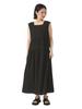 Ray Beams Women's Square Neck Tiered Sleeveless Dress, Black 1