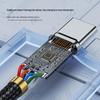 120W Braided Type-C Fast Charge Cable for Apple 15/16, Huawei, Vivo