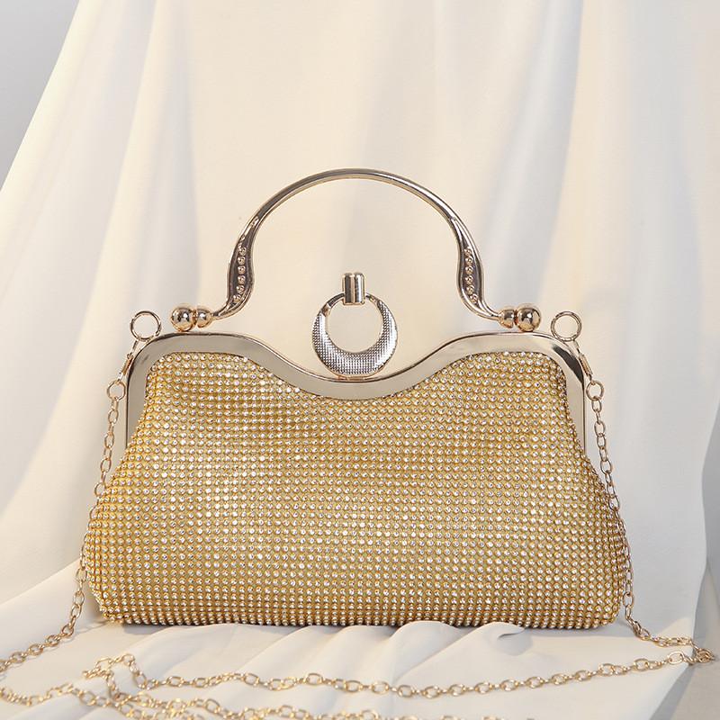 Retro Rhinestone Clutch With Phone And Pockets For Ladies Night Out And Special Occasions
