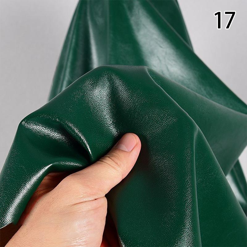 50*140m Matte Faux Leather Fabric Stretch Imitation Sheepskin Soft PU Fabric DIY Sewing Motorcycle Jacket Clothes Material