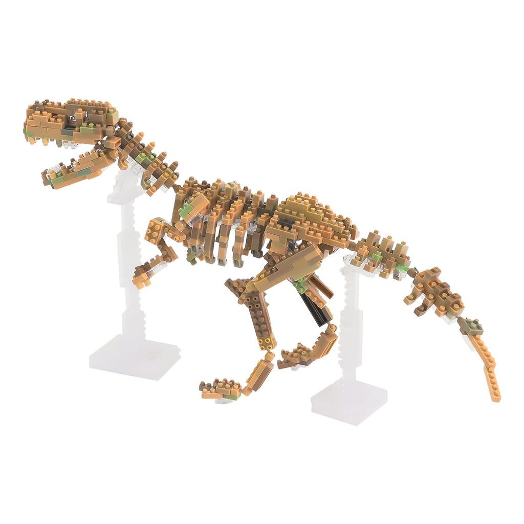 Набор из 2 моделей скелетов динозавров Nanoblock Dinosaur Deluxe Edition Tyrannosaurus Rex и Tyrannosaurus A004