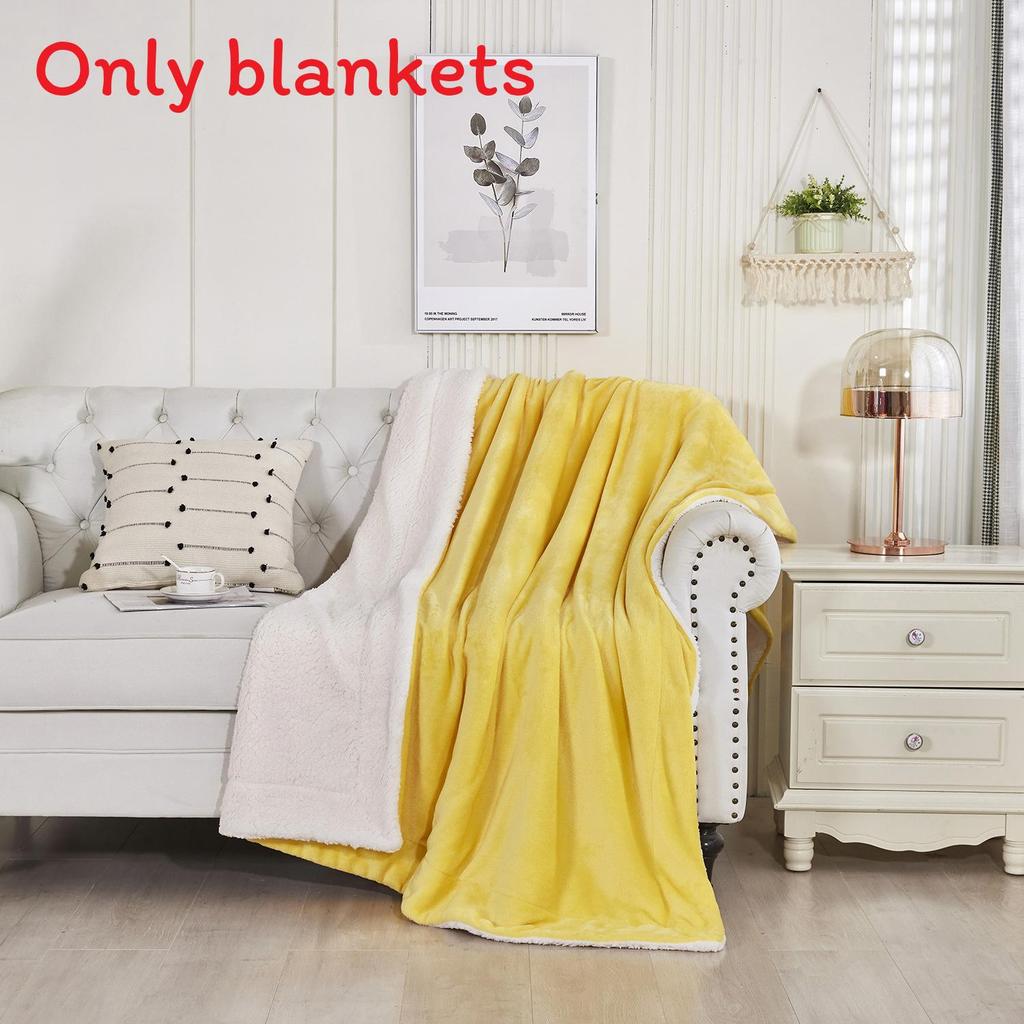 Современное минималистичное полиэстеровое плюшевое одеяло для дома, обеспечивающее тепло и комфорт