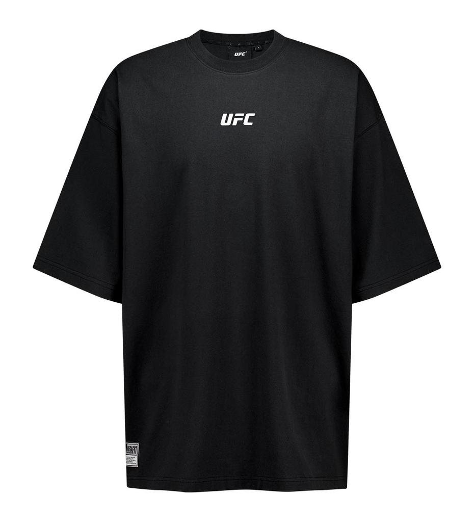 Ufc Sports Ufc Glory 93 Мега Приталенная Футболка с Коротким Рукавом Черная U2Ssw2104Bk