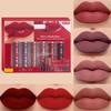 QICI Velvet Matte Lip Glaze Set - Non-Stick, New Makeup Essential