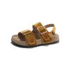 Summer Girls Velvet Soft Sole Birkenstock Sandals Kids Beach Shoes Comfortable Casual Footwear For Toddler