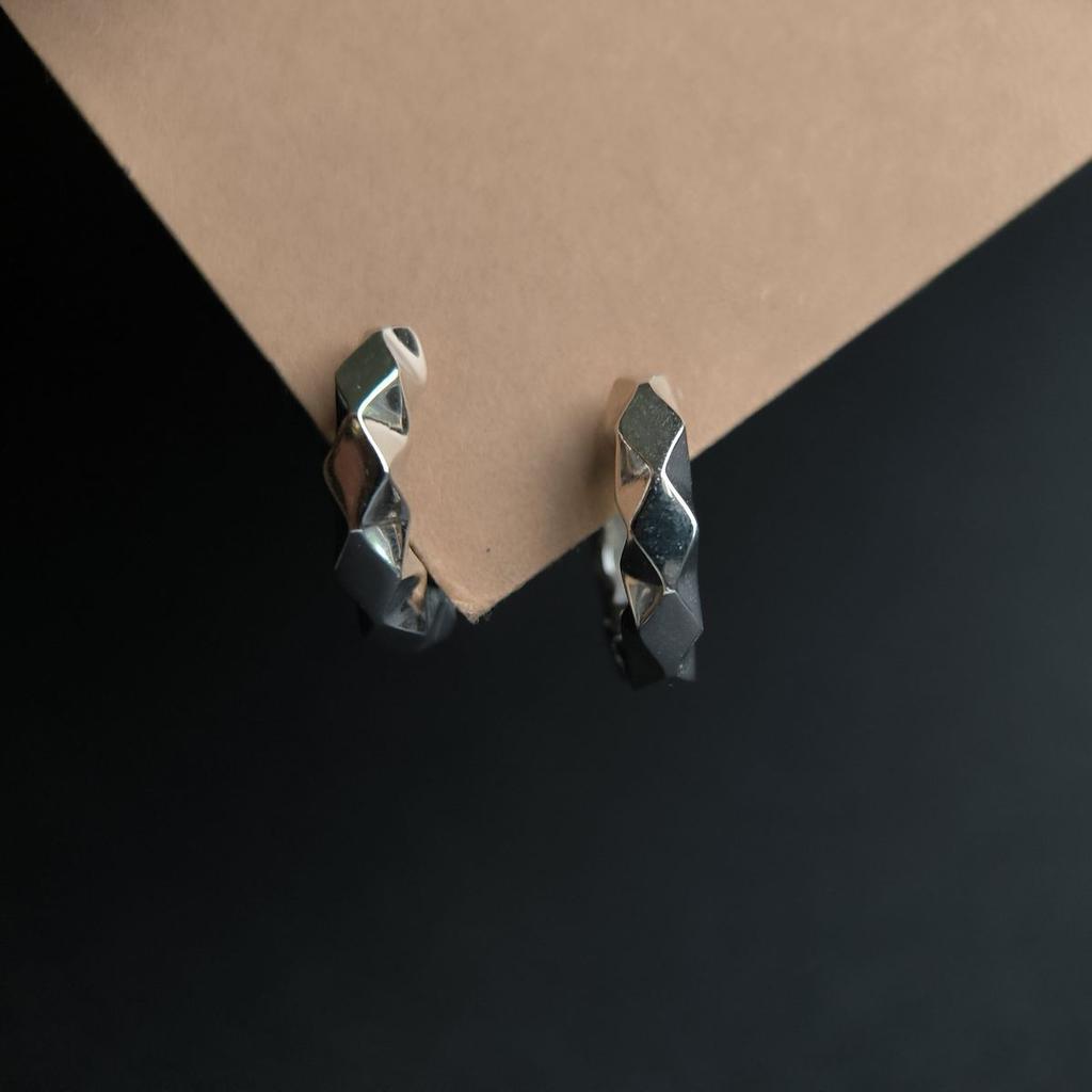 Серебряные серьги без камней (2191889)