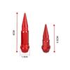 4Pcs 45/60mm Tire Valve Stem Cover Spiked Wheel Valve Cover Bicycles Tyre Hub Valve Stem Cover Motorcycle Tire Valves Covers Hat