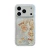 Текучий песок Счастливый кот Совместимый с iPhone 14/13 Ударопрочный чехол для телефона для Apple 17/16/15 Pro Max