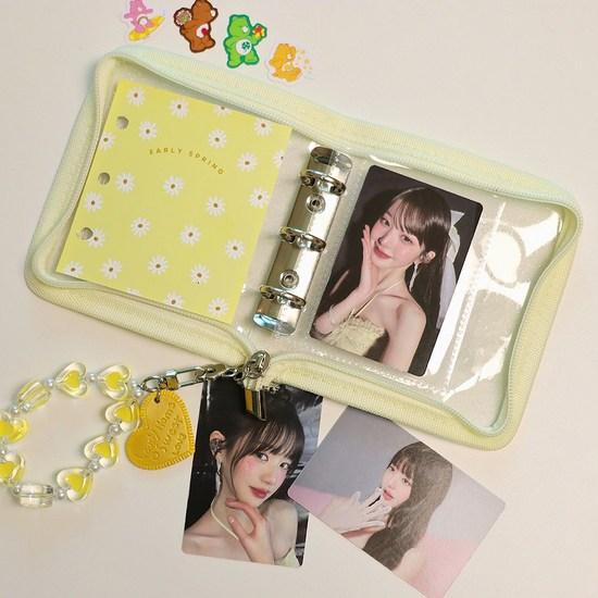 Папка-регистратор для фотографий Bombom mini с 3 отверстиями, фотокарточками и внутренними страницами