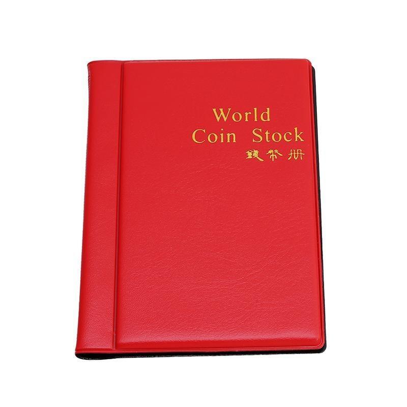 120 держателей для монет, 4 цвета, для сбора коллекции, для хранения денег, пенни, альбом, карманы для книг, мода