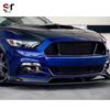 Carbon Fiber Grille Set: Upper & Lower for 2015-2017 Ford Mustang Modified Front Bumper