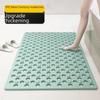 Квадратный нескользящий коврик для ванной с присоской - экологически чистый, противопадающий, массажный коврик для ног для душевых комнат