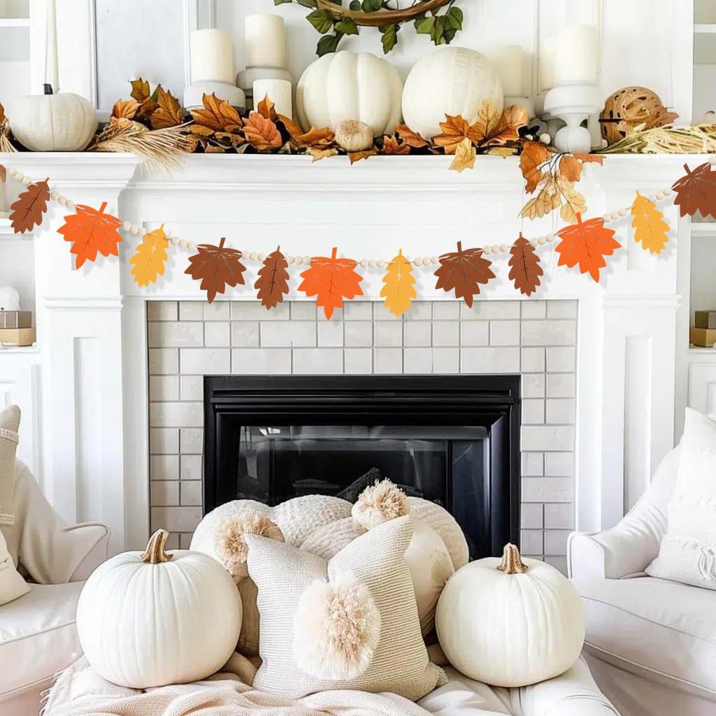 Decor Set - Handcrafted Fall-Themed Ornaments For Cozy Home & Seasonal Displays