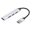 4-Port USB 3.0 Hub Adapter 5Gbps USB Data Hub USB C To USB Hub Multiple USB 3.0 Hub USB Port Expander for Laptop and PC