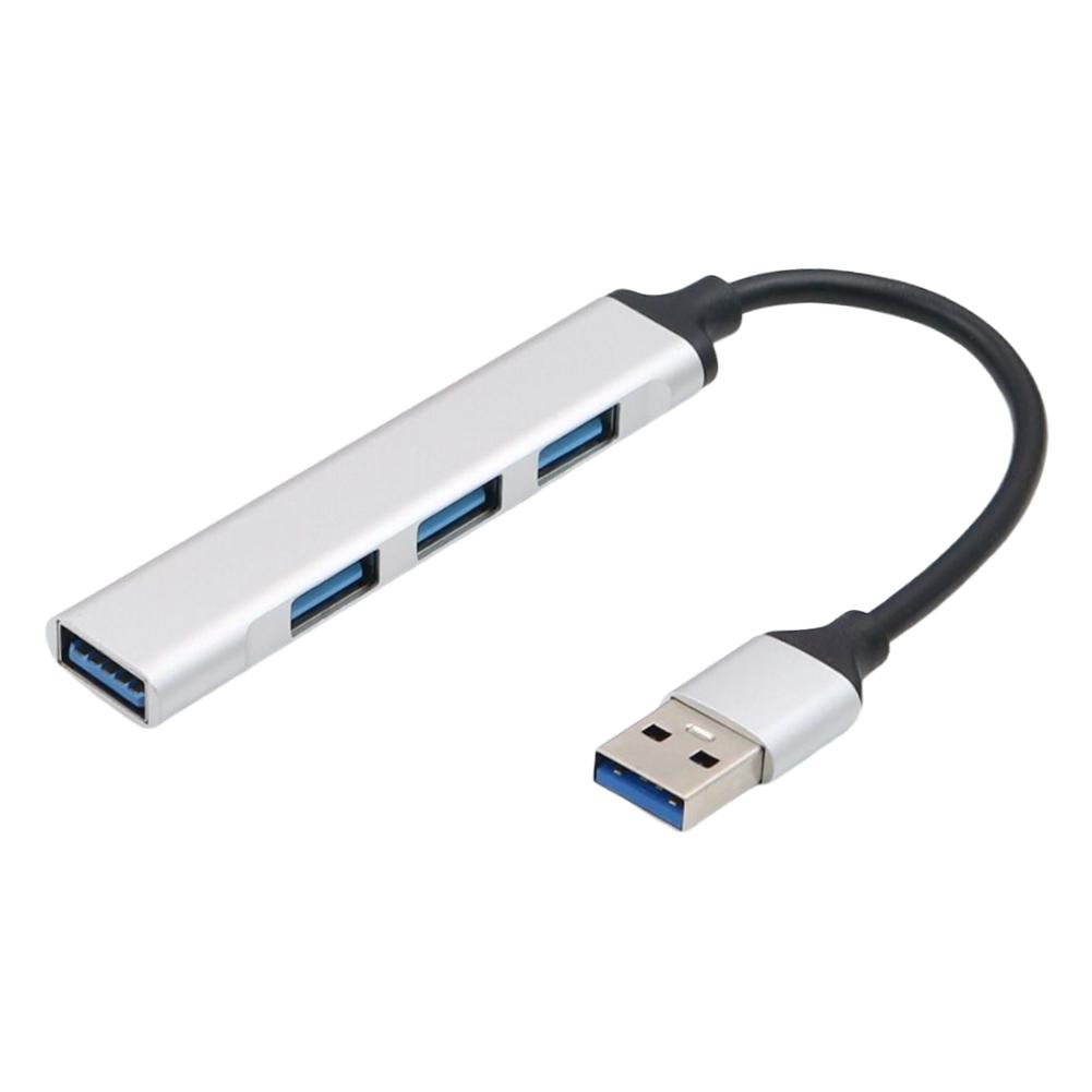 4-Port USB 3.0 Hub Adapter 5Gbps USB Data Hub USB C To USB Hub Multiple USB 3.0 Hub USB Port Expander for Laptop and PC