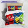 3pcs Chuggington pattern bedding set duvet cover set includes duvet cover &pillowcases, perfect all season bedroom decoration & gift
