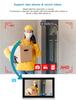 WIFI TUYA 4 Wired 10 Inch Touch Screen 1080P HD IP65 Waterproof Audio Door Phone with PIR Motion Night Vision