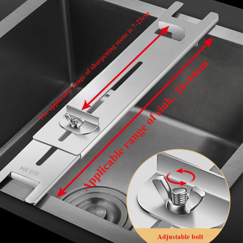 Утолщенный кронштейн для заточки раковины из нержавеющей стали, бытовой, новый, регулируемый, фиксированный артефакт для заточного камня