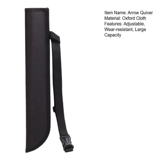 Oxford Cloth Archery Arrow Quiver Holder Adjustable Arrow Backpack Waist Bag Back Quiver for Compound Bow Longbow Bow Hunting