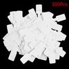 50/100Pcs Blank Price Tags Necklace Ring Jewelry Labels Paper Stickers