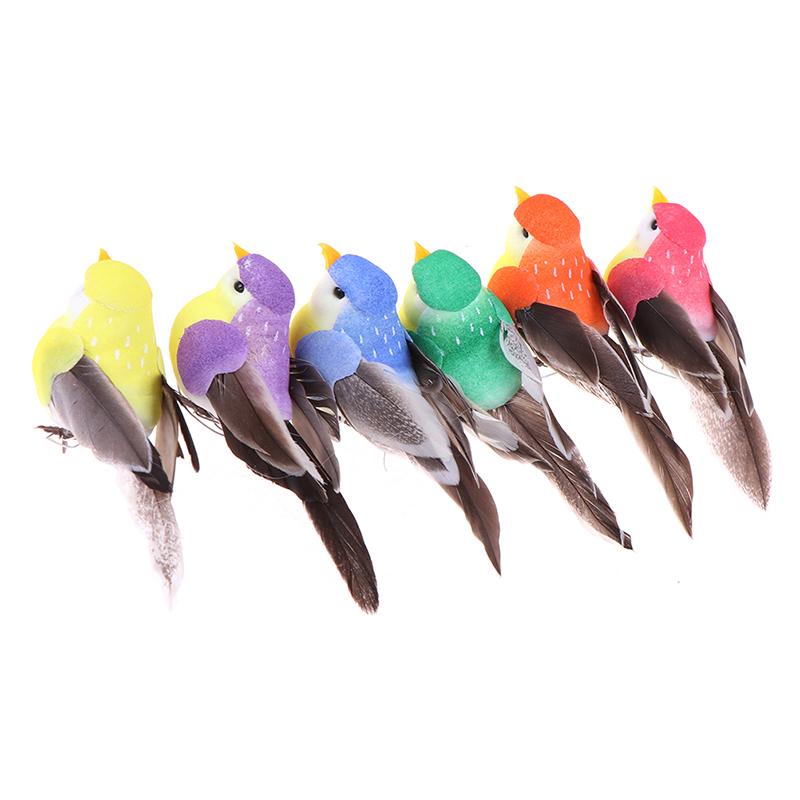 1pc Fake Bird Simulation Artificial Feather Dove Feather Decor Venue Ornament