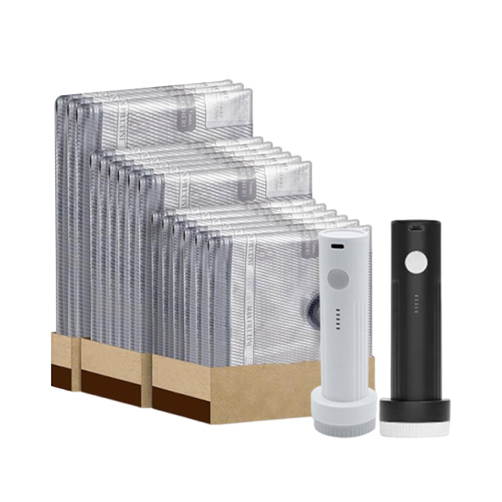 Компактные пакеты с электрическим насосом, пакеты для сжатия вещей, размер для ручной клади, дорожные вакуумные пакеты для одежды, чемодана, рюкзака