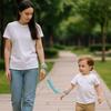 Steel Wire Anti-lost Wrist Link Band Breathable Baby Leash Strap Creative Children Harness Toddler