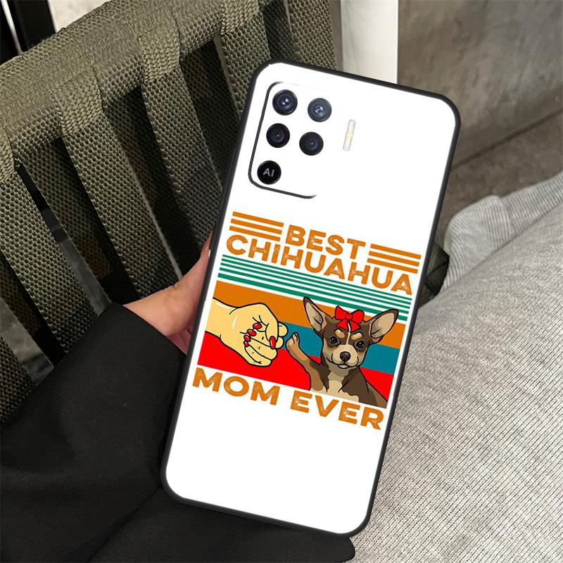 Chihuahua Dog Case For Oppo A80 A60 A40 A94 A54 A98 A78 A18 A38 A58 A16 A76 A96 A17 A77 A74 A57S A15 Cover