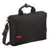 7011BK Slim Well Organized Briefcase Unisex [Manhattan Passage] (Black)