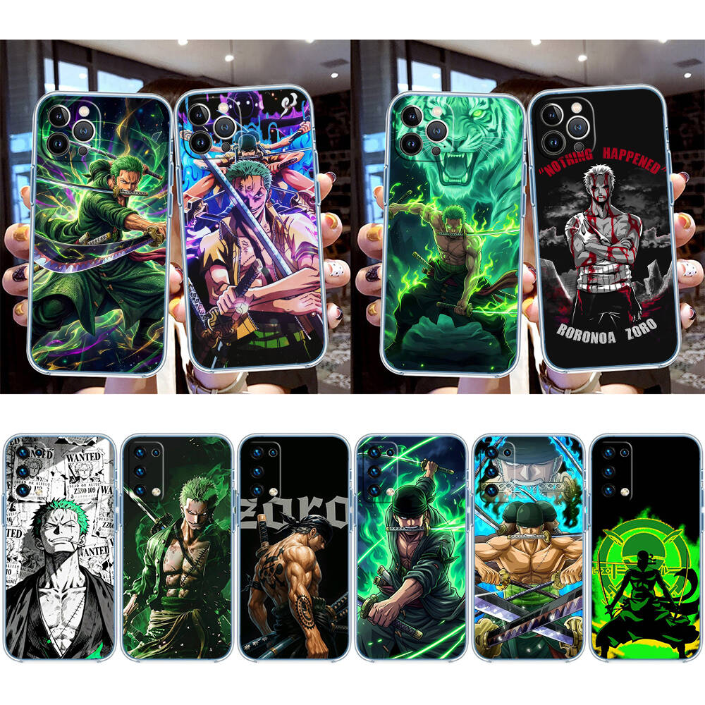 One Piece Zoro Phone Case for Motorola Edge 20 30 S30 40 50 Fusion Lite Plus Pro Ultra Neo One Action Zoom Hyper Power Macro Vision