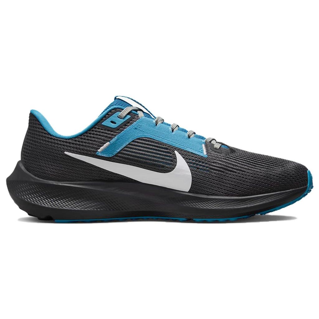 NFL x Nike Air Zoom Pegasus 40 Carolina Panthers Мужские кроссовки Черный Антрацитовый Приливно-синий DZ6010-001