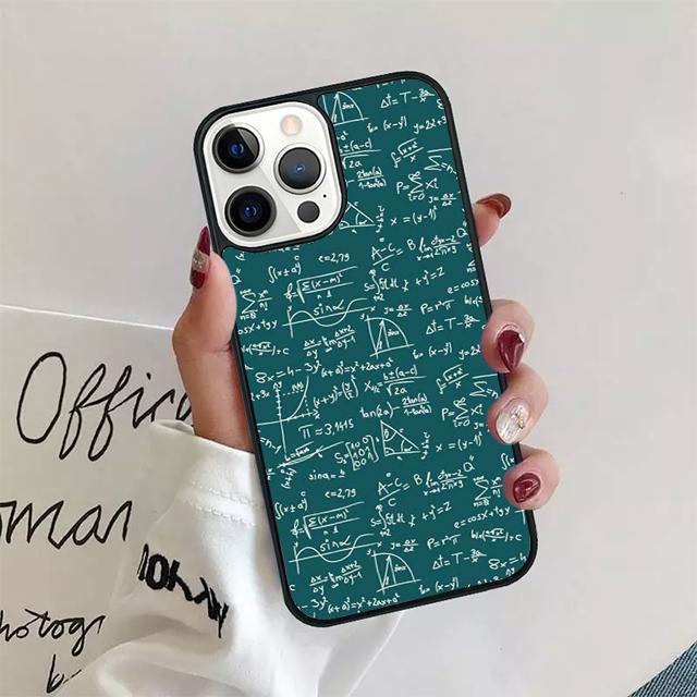 Наука Математика Физика Формулы Чехол для Телефона Для iPhone 17 Air 15 16 Pro Max 14 13 12 11 Pro Max Plus Coque