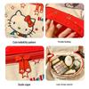 Вышитая косметичка Hello Kitty, Женская большая вместимость, Портативная сумка для хранения косметики