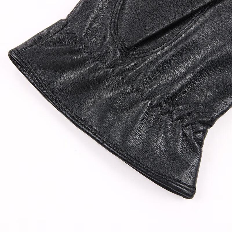 Hengyuanxiang Women's Sheepskin & Velvet Cycling Gloves