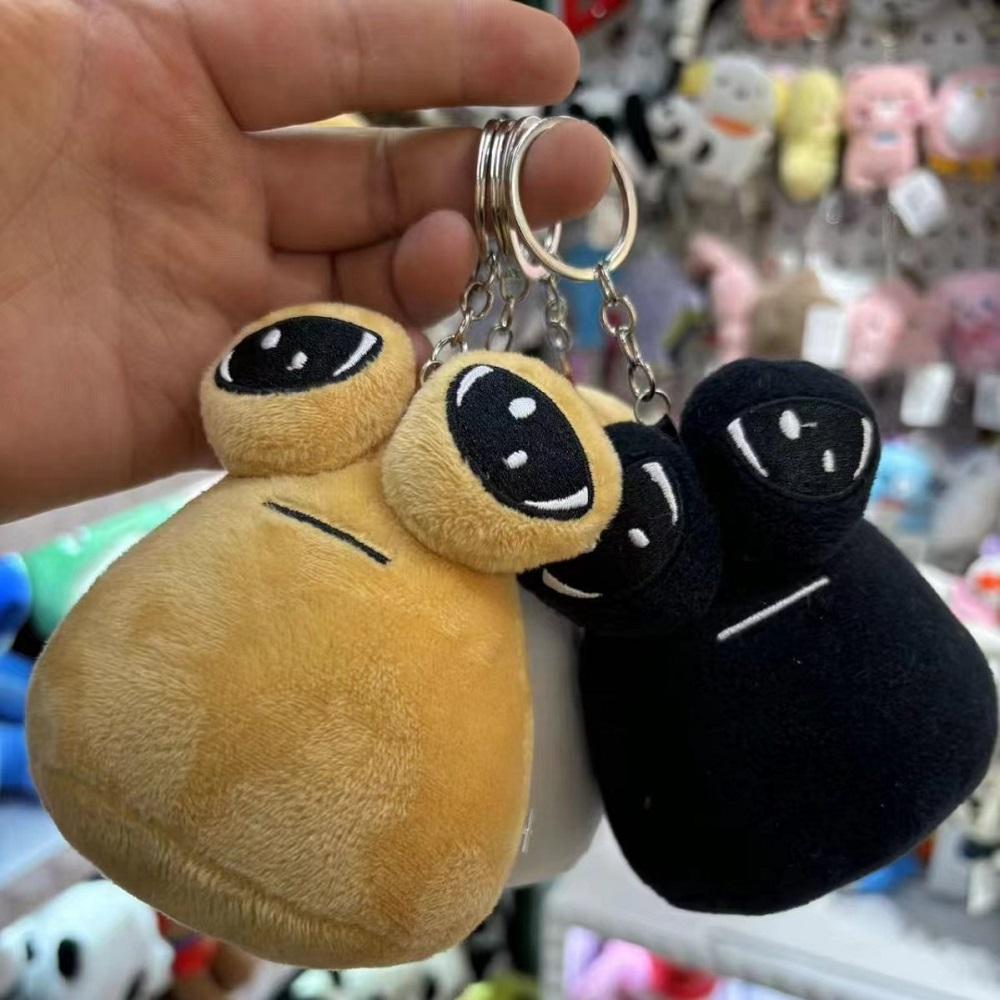 10 см Игровой Мой Питомец Инопланетянин Плюшевая Игрушка Брелоки Furdiburb Эмоциональный Инопланетянин Мягкая Игрушка Брелок Плюшевое Животное Pou Кукла Подвеска для Сумки Подарки