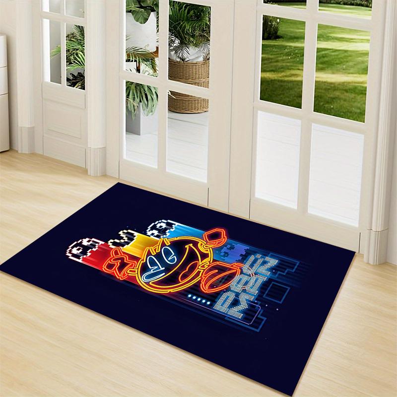1Pc Pacman Adventure Carpet Rug Customizable Soft Washable Antislip Home Living Room Sofa Mats Personalized Rug 091790