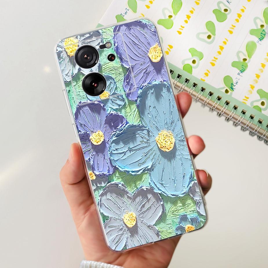 Чехол для Xiaomi 13T Pro Роскошная окрашенная задняя крышка Прозрачный силиконовый чехол для телефона Для Xiaomi Mi 13T Pro 13TPro Мягкие чехлы Сумки 6.67''
