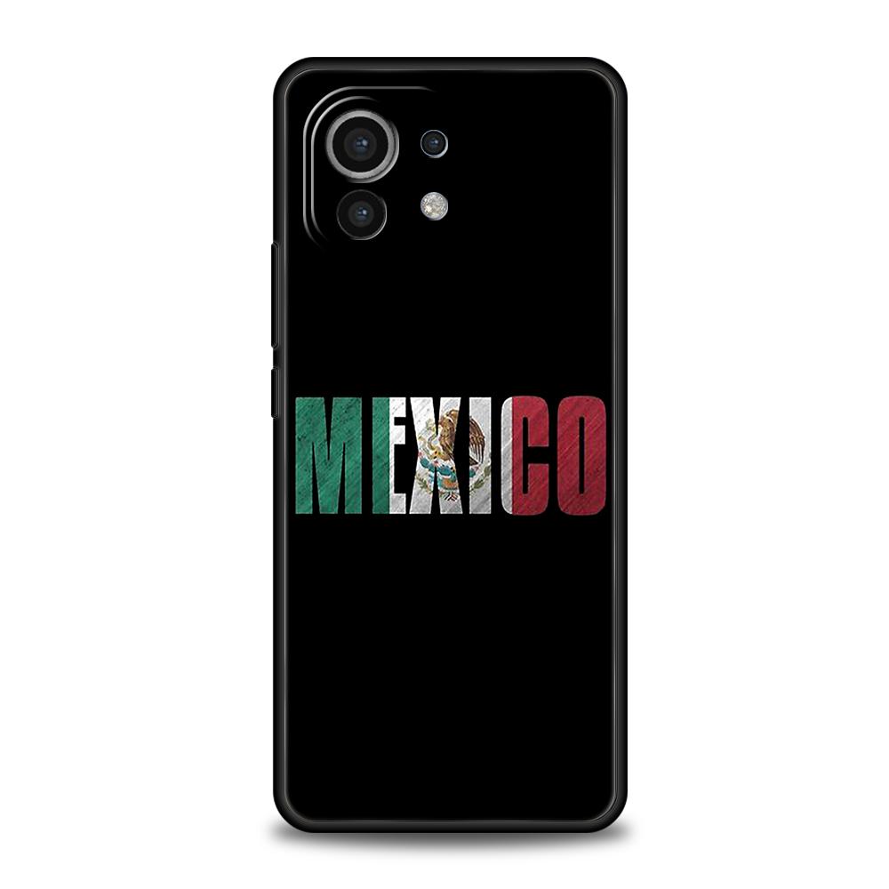 Чехол для телефона для Xiaomi 15 14 13 12 Lite 14T 13T 12T Pro Poco X7 X6 X5 X4 X3 NFC F7 Ultra F6 Pro Мягкий чехол Флаг Мексики