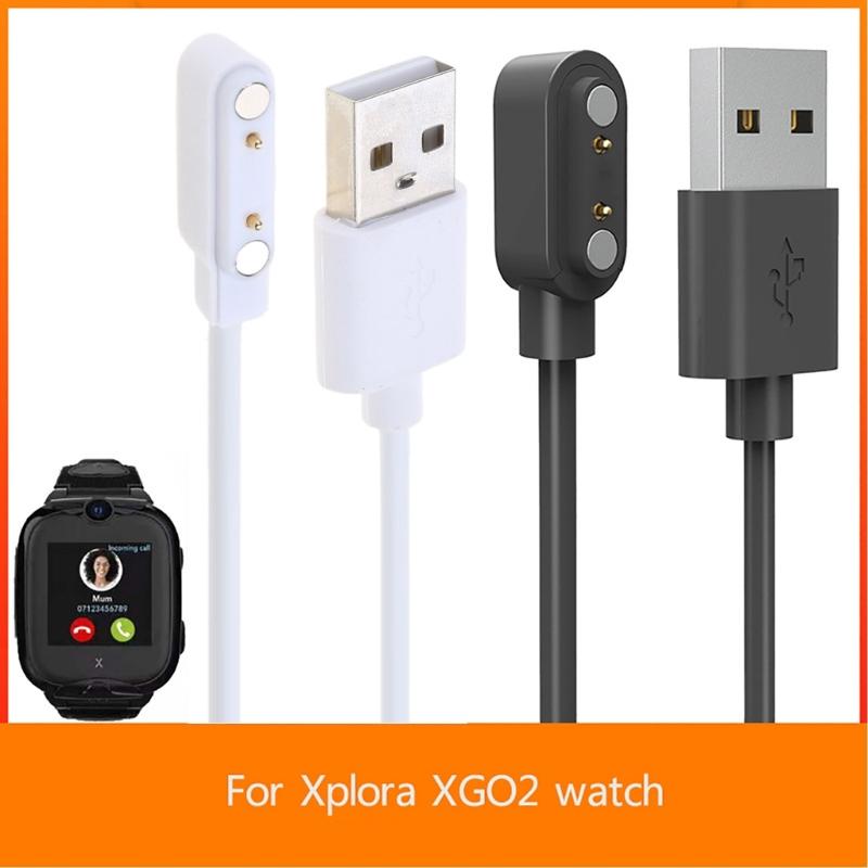 Charging Cable Cord for Xplora XGO2 Kids Smartwatch Charger Wire Wristwatch Power Adapter Dock Station 1pc