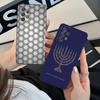 Еврейский чехол для телефона Ханука для Samsung Galaxy M55 54 42 35 34 33 32 23 22 15 14 13 12 F55 5G Цветной чехол Красивый Роскошный