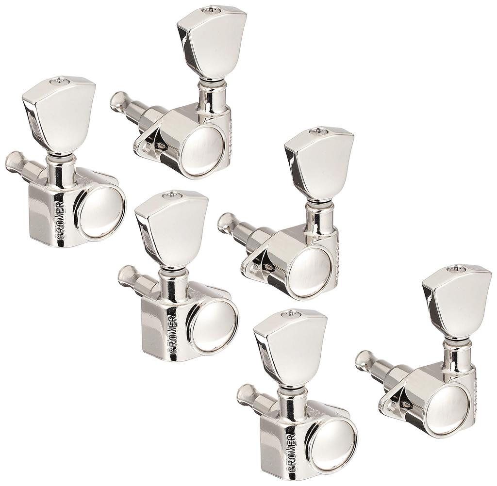 domestic GROVER Grover Guitar Tuners 102NK Set of 6 Nickel [Official import] 33