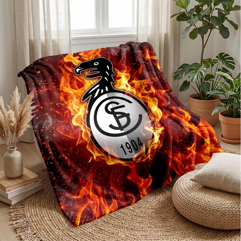 SC Freiburg FC Soft Flannel Fleece Blanket Lightweight Cozy Warm Throw Blanket For Sofa Bed Home Decor