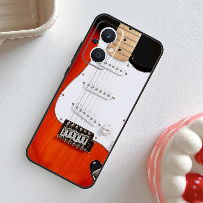 Чехол для музыкальных инструментов Гитара Скрипка Скрипка для OPPO Reno 7 8 6 5 4 Lite 8T 4Z 5Z 11 F 10 Pro OPPO Find X6 X5 Pro X2 X3 Neo