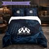 Olympique Lyonnais FC Themed Bedding 3Pcs Duvet Cover Set Decorative Bed Linen For Teen Room Home Decoration