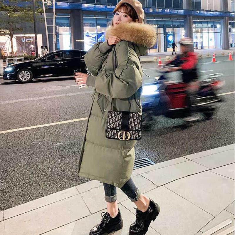 Женское бархатное хлопковое зимнее длинное свободное стеганое пальто больших размеров, женская зимняя куртка