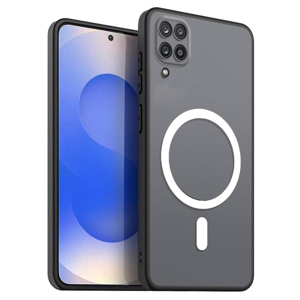 Магнитный железный кольцевой чехол для телефона Samsung Galaxy A22 4G, A12, матовый, мягкий ТПУ, ударопрочный чехол