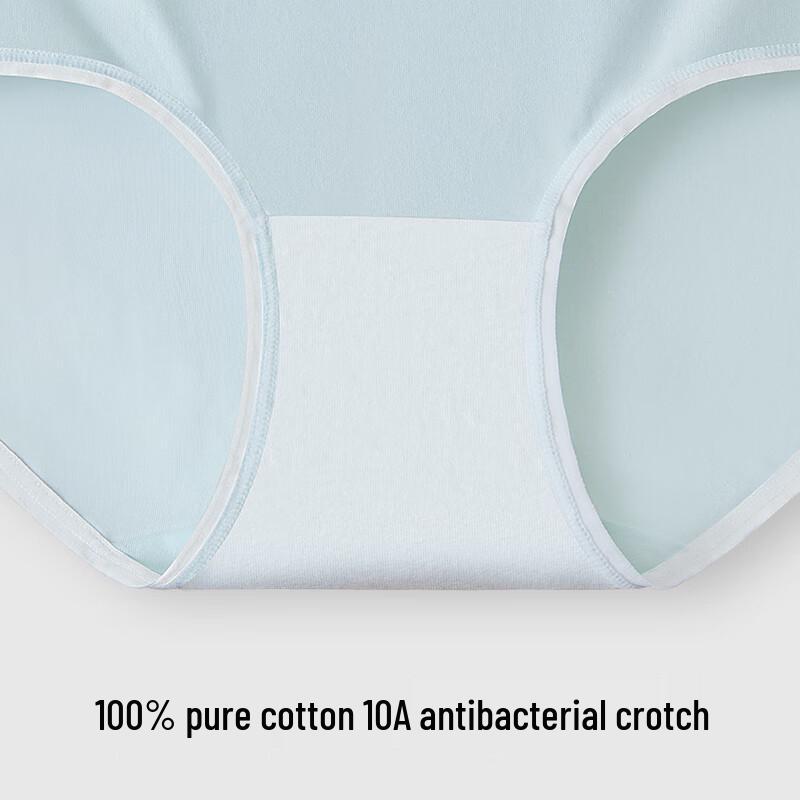 Женские бесшовные трусы из чистого хлопка Youkeshu с антибактериальным эффектом