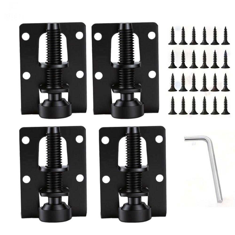 4pcs Non-Scratch Furniture Leveling Feet L Shape Leveling Legs Heavy Duty Chair Side Bracket  Home