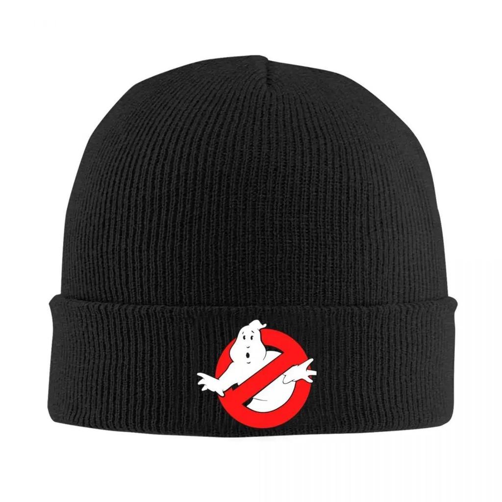 Monster Movie Ghost Knitted Hat for WoUnisex Unisex Beanie Winter Hat GhostsBusters Warm Melon Cap